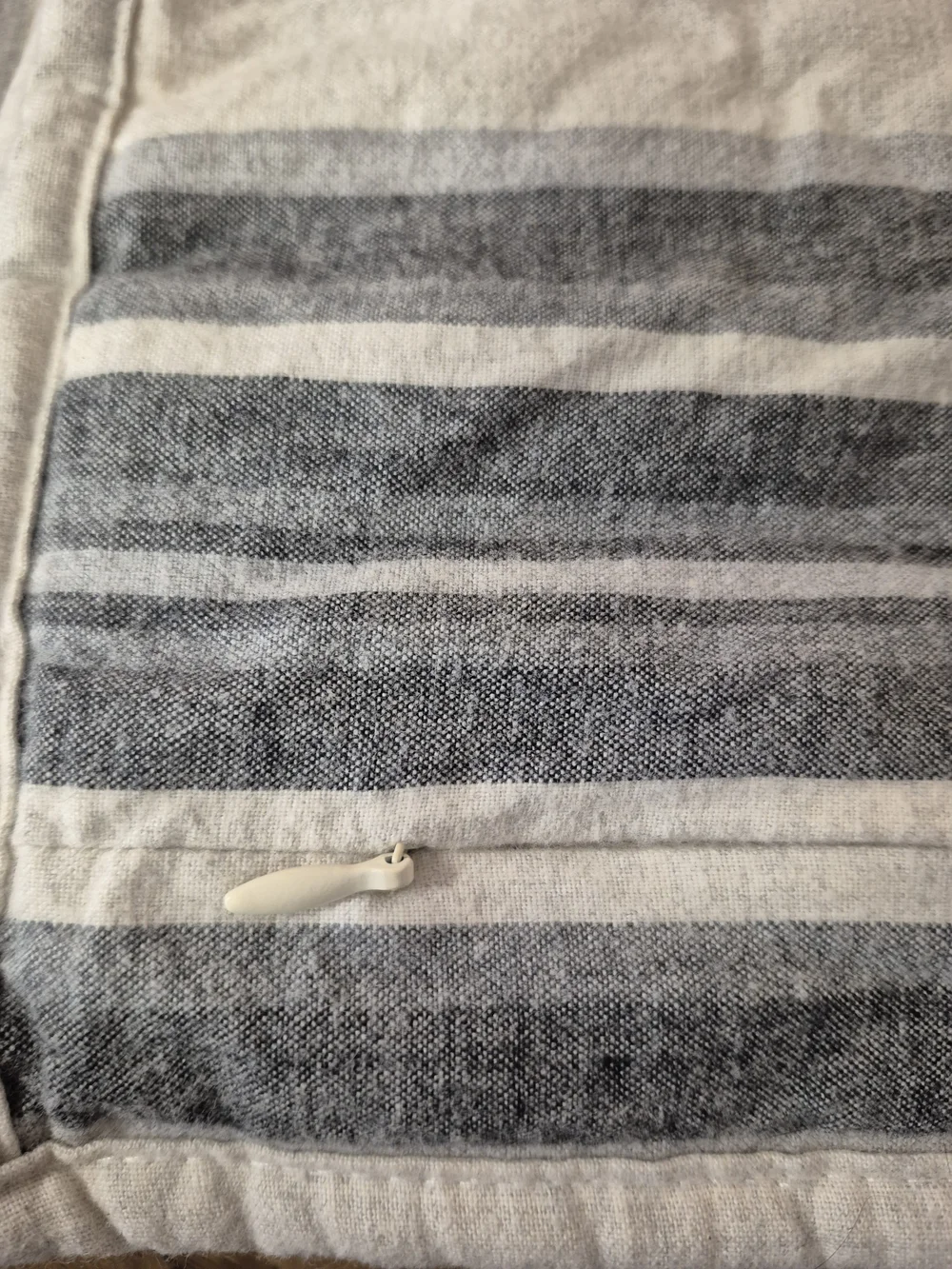 UGG Hooded Plaid Sherpa Pillow Case - Cream, Black & Gray - Picture 9 of 9